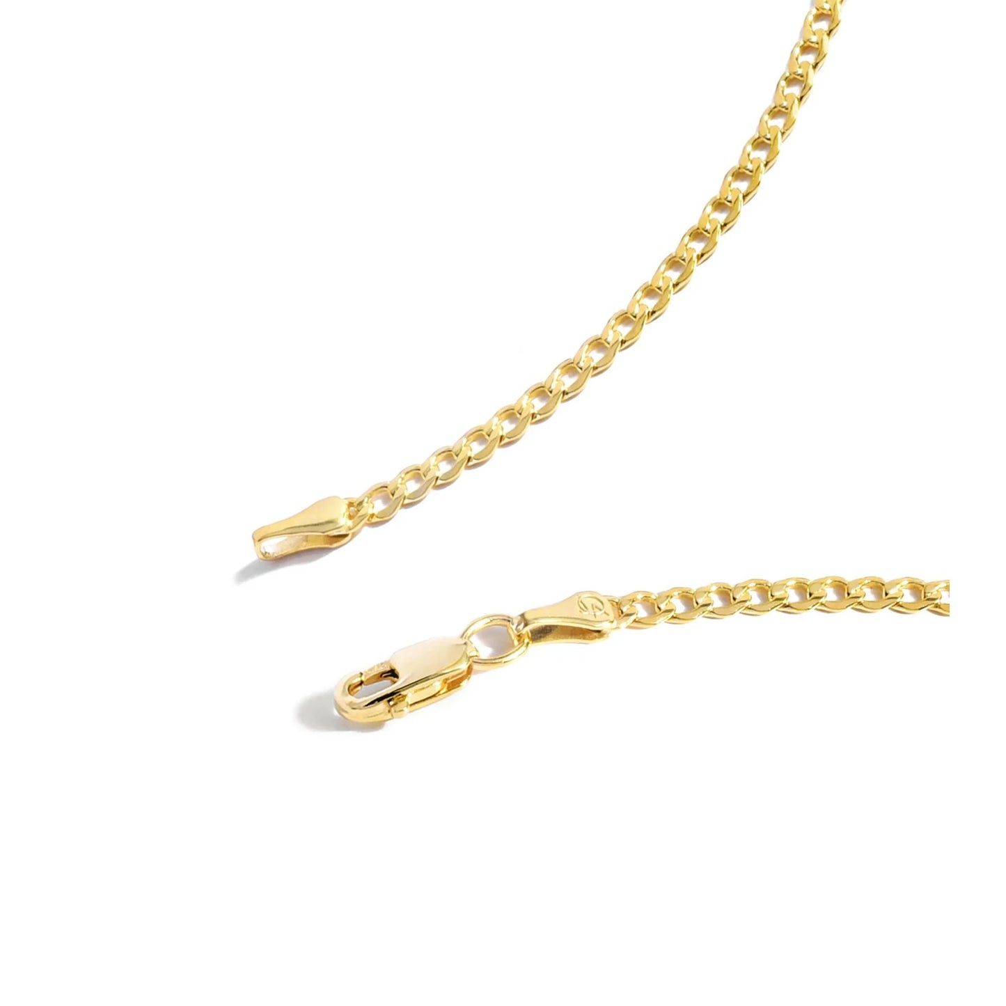 Gold Chain Necklace Collection - 14K Solid Yellow Gold Filled Miami Cuban Curb Link Chain Necklaces for Women and Men with Different Sizes (2.7Mm, 3.6Mm, 4.5Mm, or 5.5Mm)